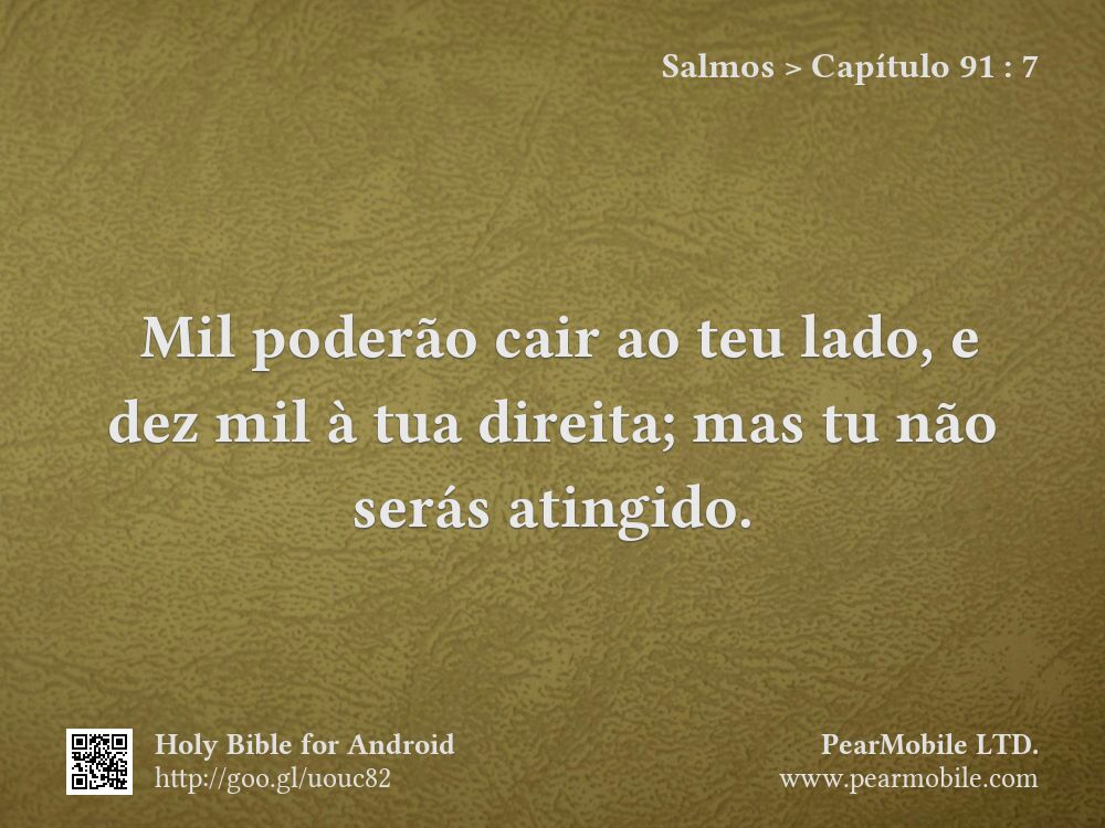 Salmos, Capítulo 91:7